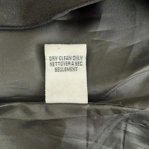 JULES & LEOPOLD Open Blazer Faux Leather Detail Lined, Size M - Picture 8 of 8